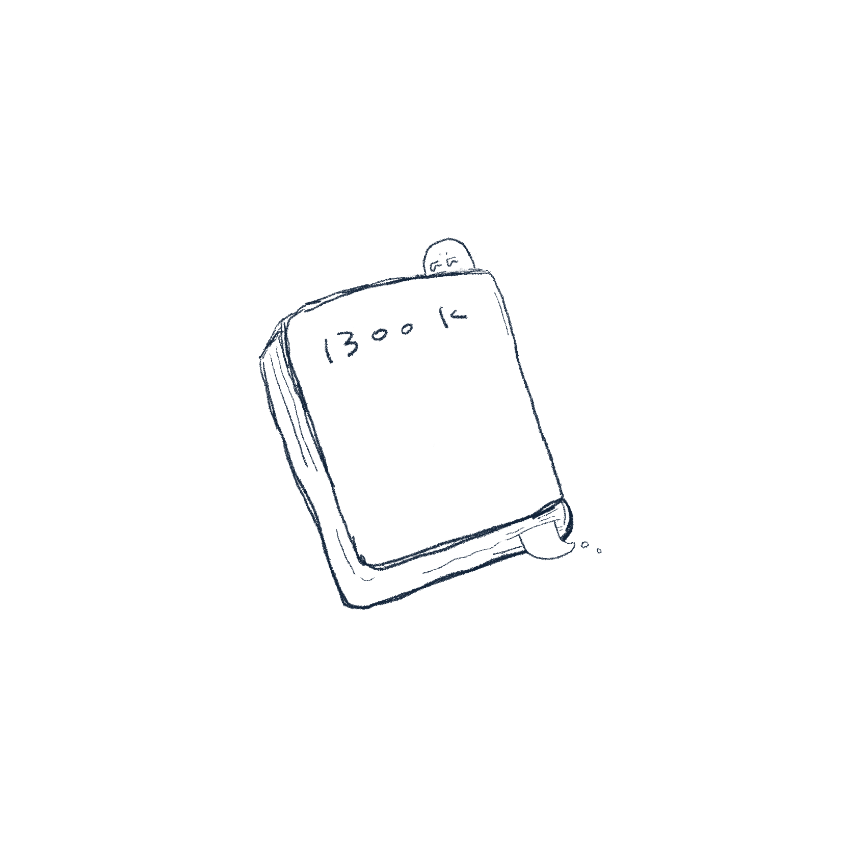 ゆるいフリーイラスト】BOOK、本、栞のお化けさん - ゆるいせかい